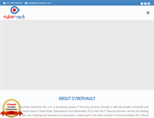 Tablet Screenshot of cybervaultsec.com